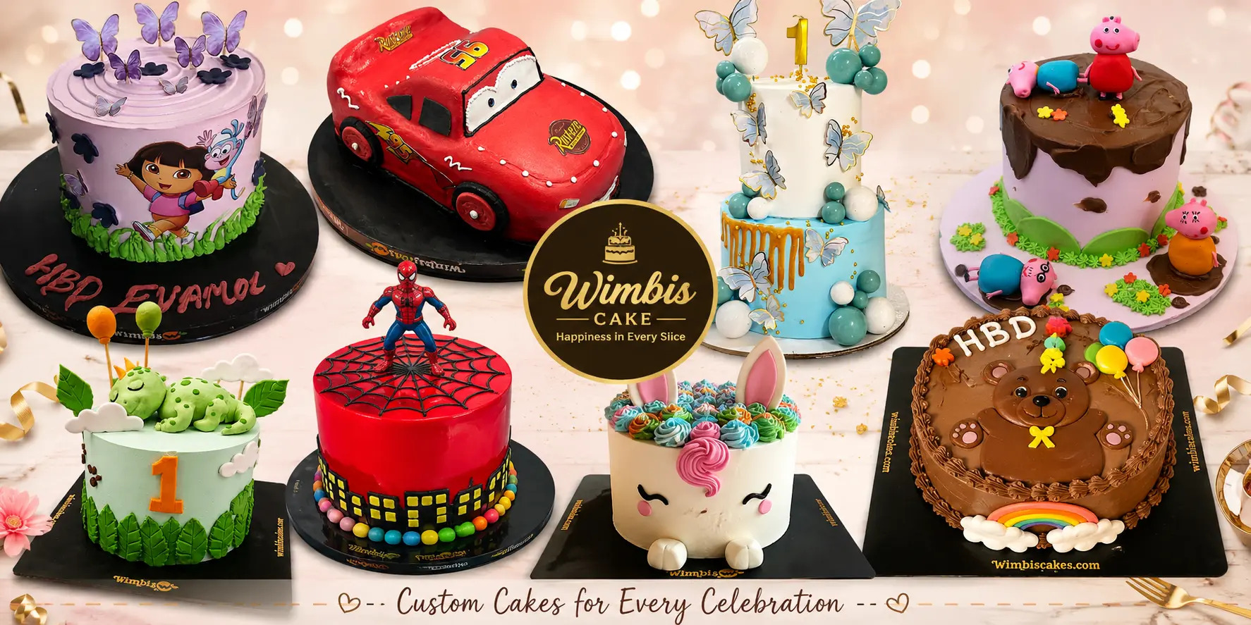 10 Cute Kids Birthday Cake Ideas in Thrissur